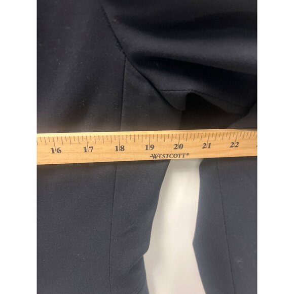 Tahari Arthur S. Levine Womens Blazer Jacket Size 12 Black Rayon Blend - Picture 7 of 8